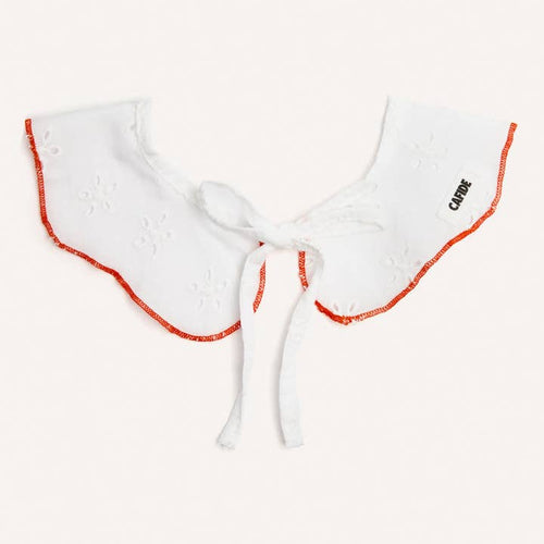 Lola â col broderie anglaise corail â M · CAFIDE â PrĂ©commande NoĂ«l