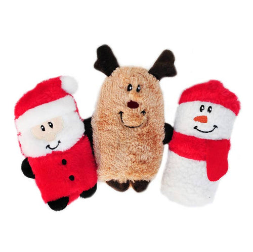 Holiday Squeakie Buddies - Santa, Reindeer, Snowman · ZippyPaws â PrĂ©commande NoĂ«l