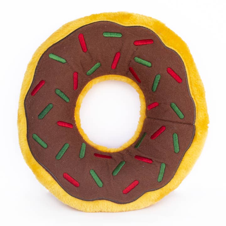 Jumbo Donutz - Gingerbread - Large Dog Toy · ZippyPaws â PrĂ©commande NoĂ«l