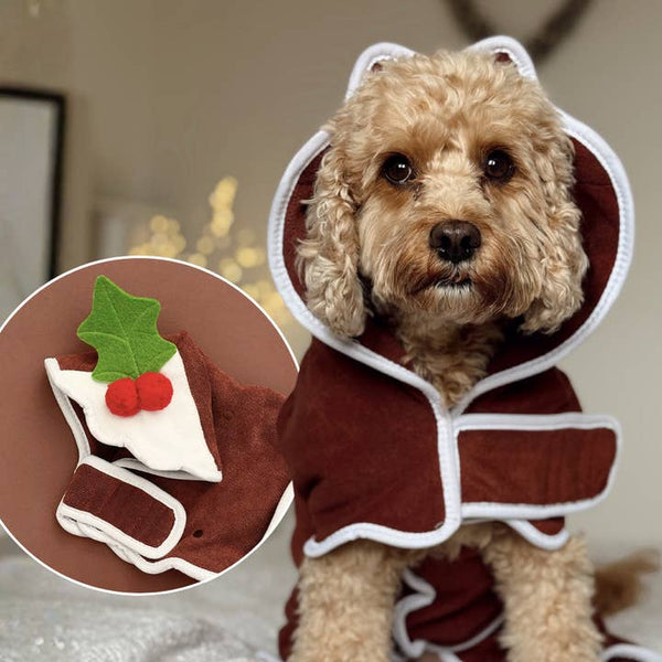 Peignoir Christmas Pudding · Cocopup London â PrĂ©commande NoĂ«l