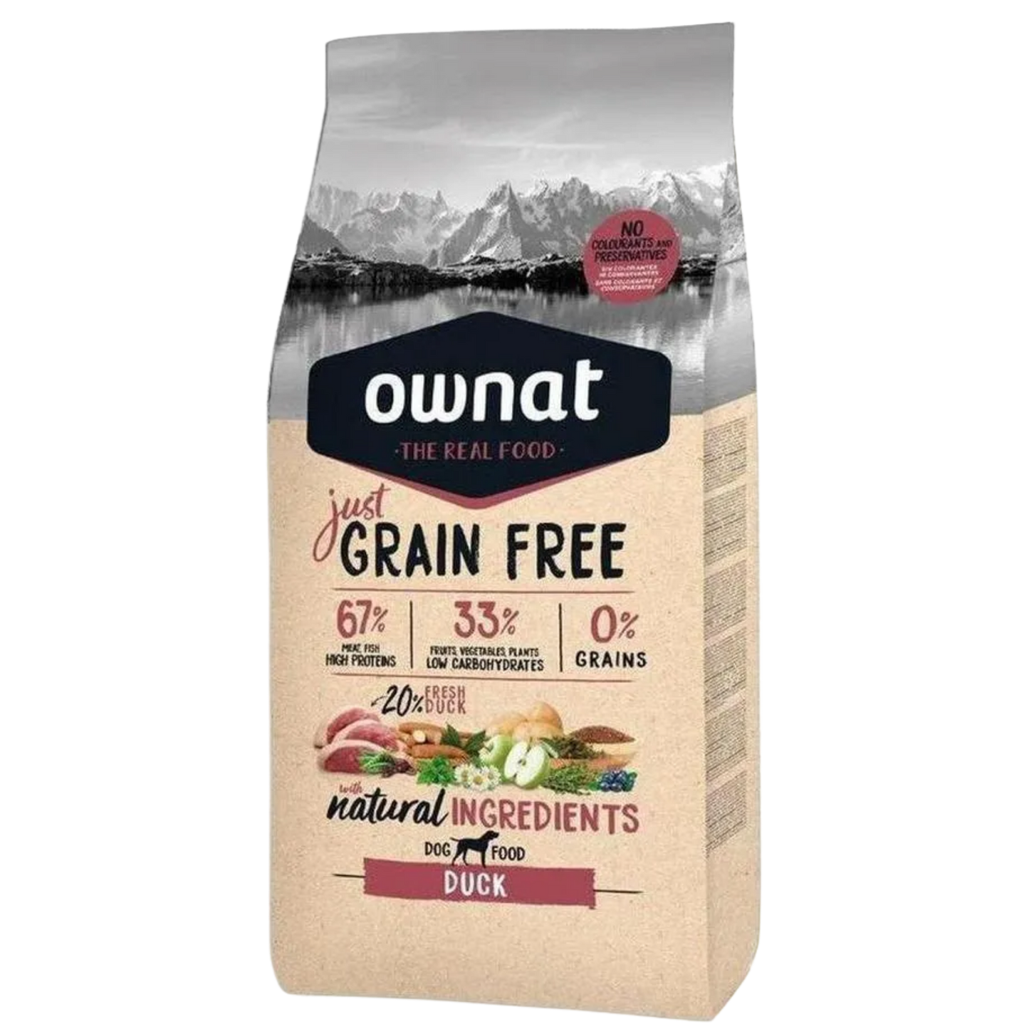Ownat just grain free canard 12KG