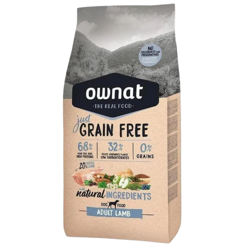 Ownat just grain free agneau 14KG