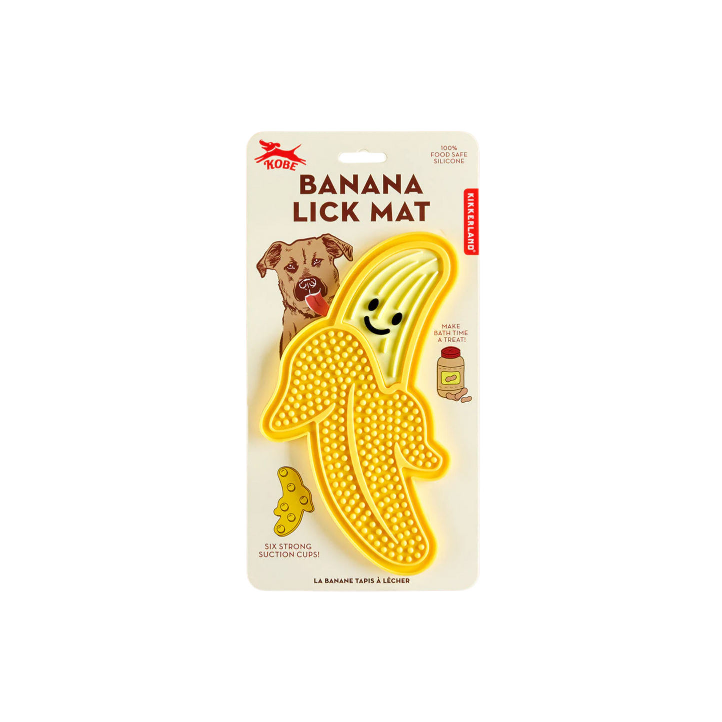 Tapis de léchage banana mania
