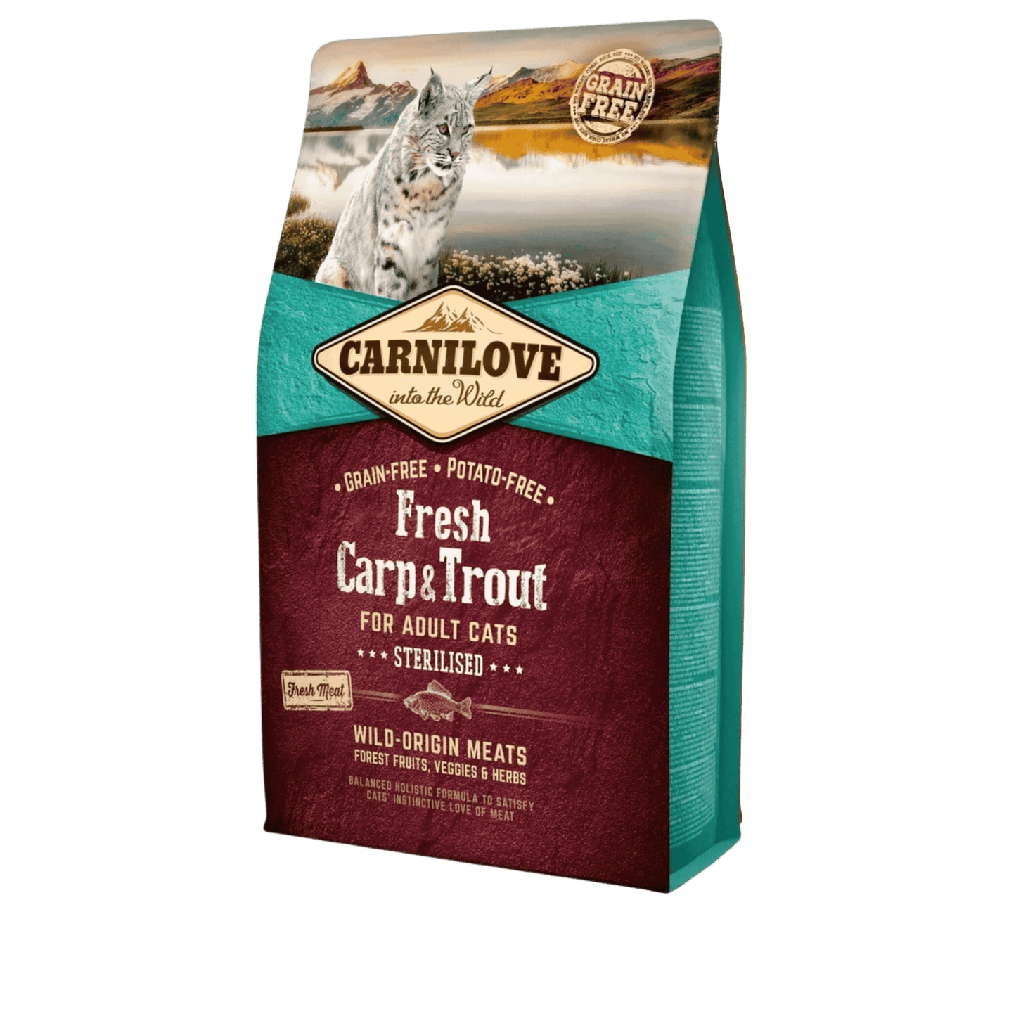 Carnilove carpe truite stérilisé - 2KG