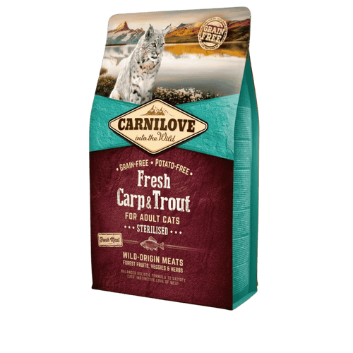 Carnilove carpe truite stérilisé - 2KG