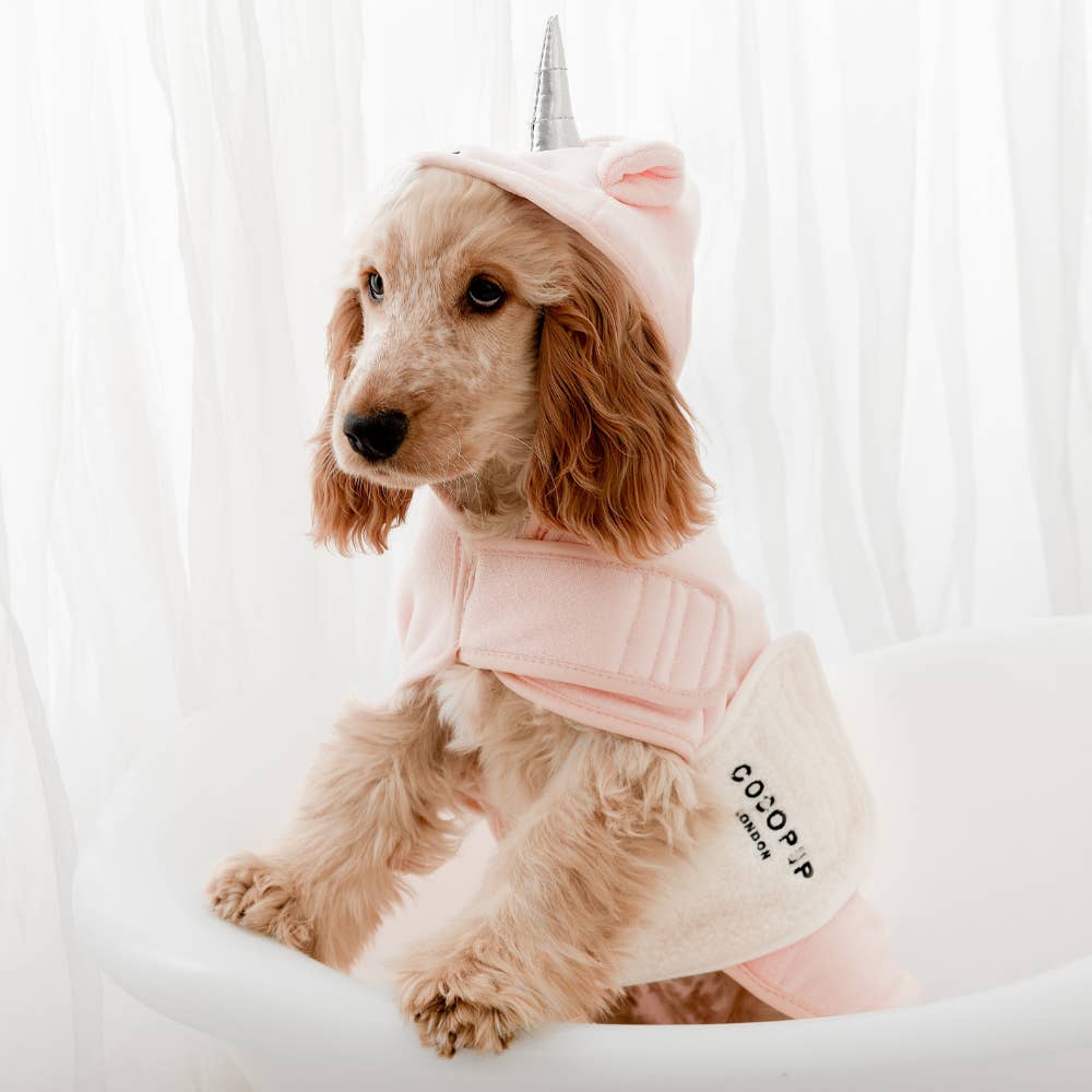 Peignoir licorne Pupicorn · Cocopup London â PrĂ©commande NoĂ«l