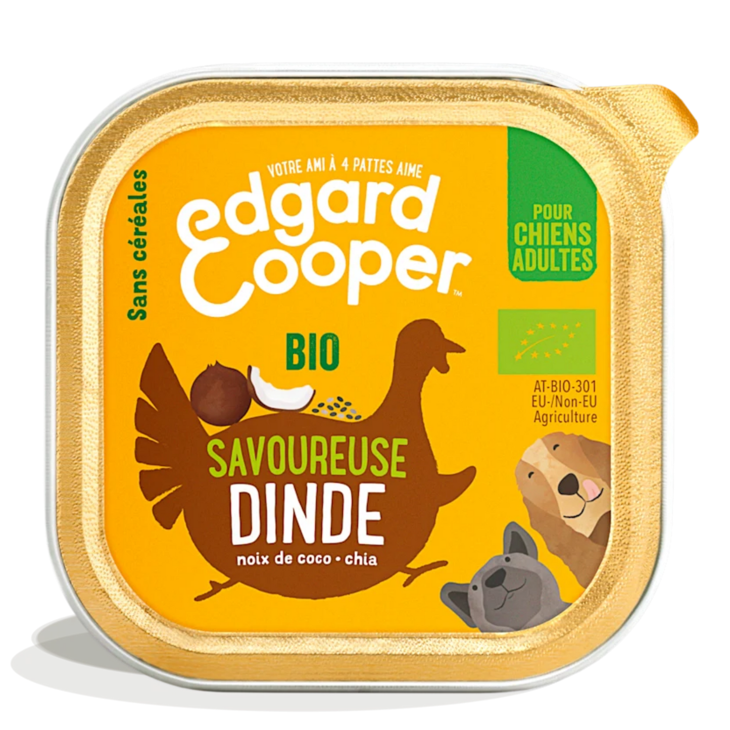 Edgard & Cooper barquette dinde bio