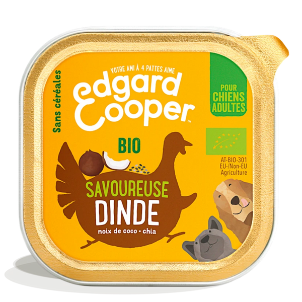 Edgard & Cooper barquette dinde bio