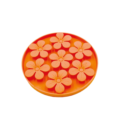 Tapis de léchage flower power