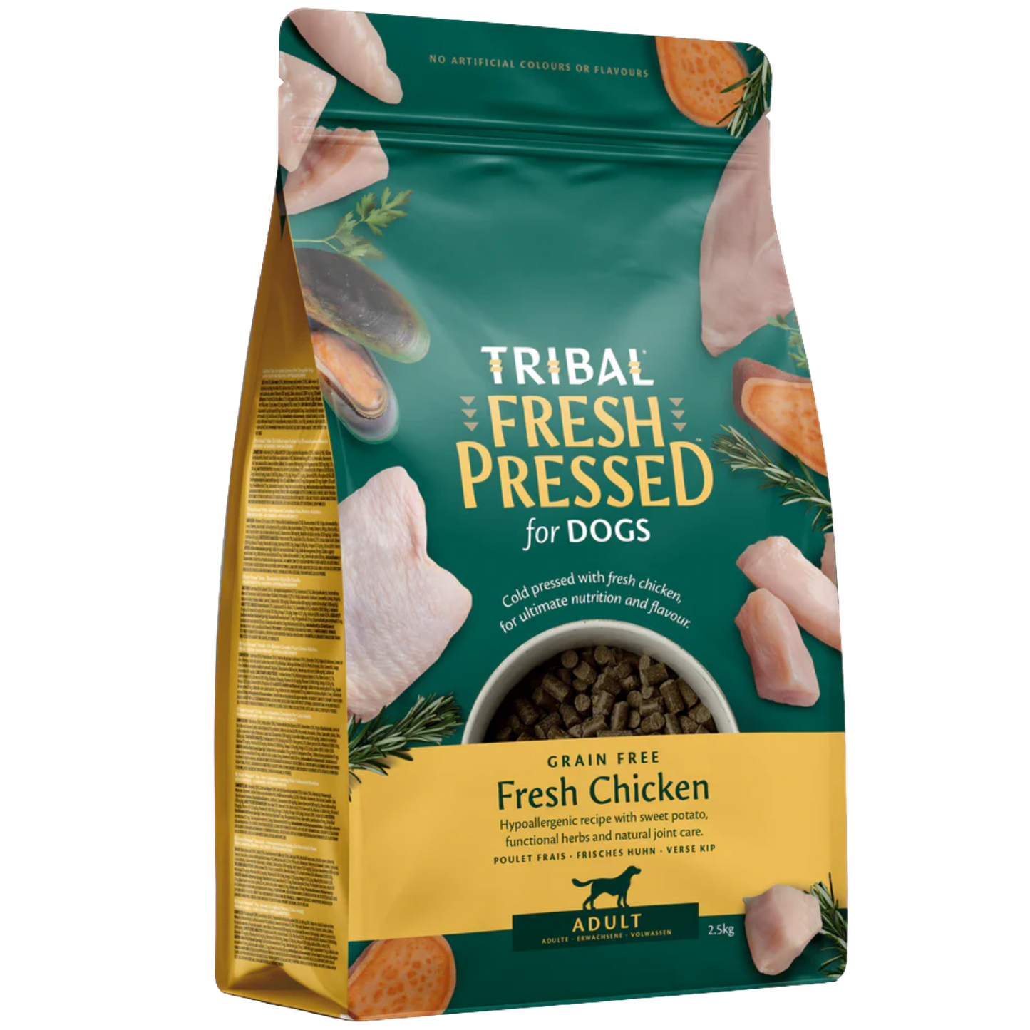 Tribal fresh pressed poulet 12KG