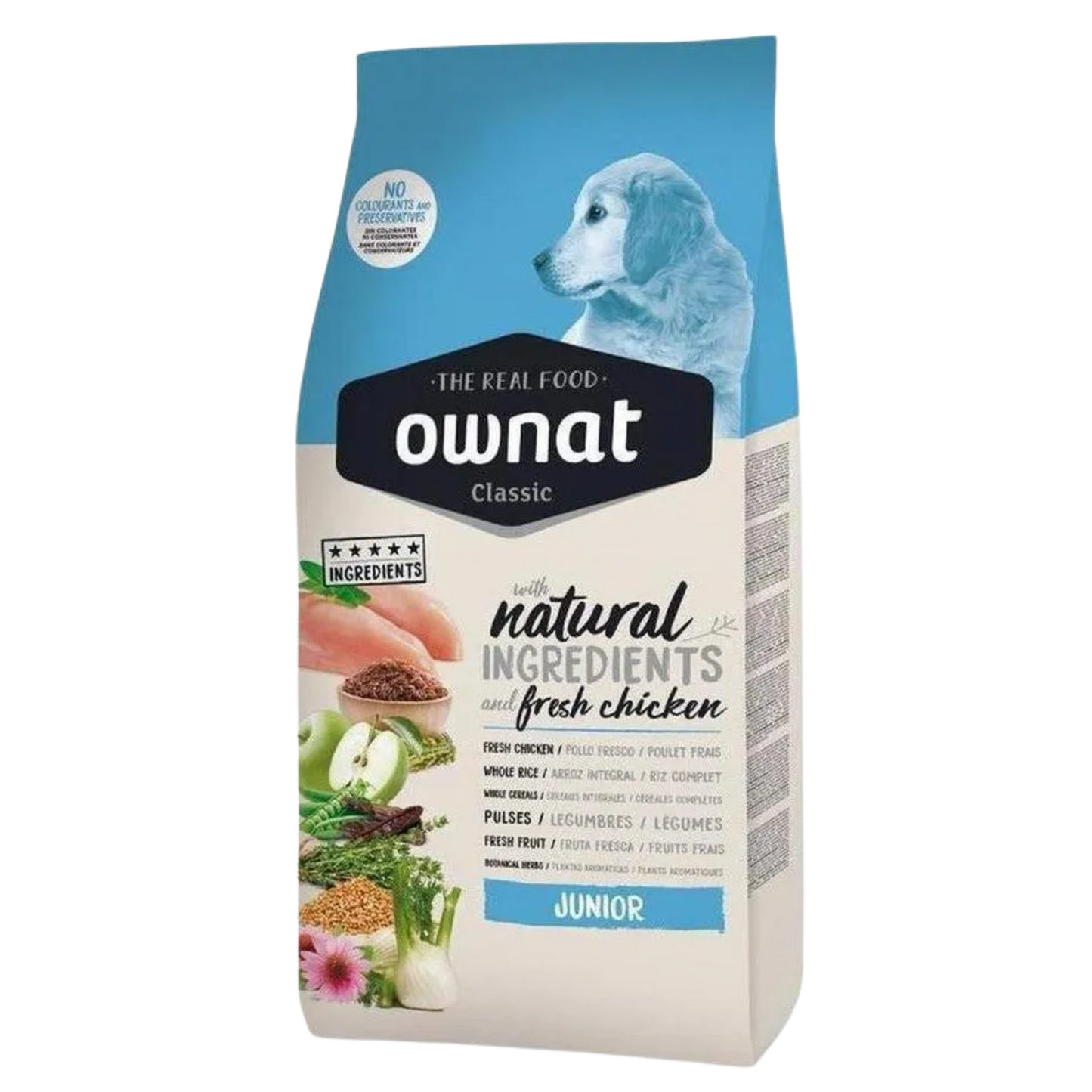 Ownat classique chiot poulet 12KG