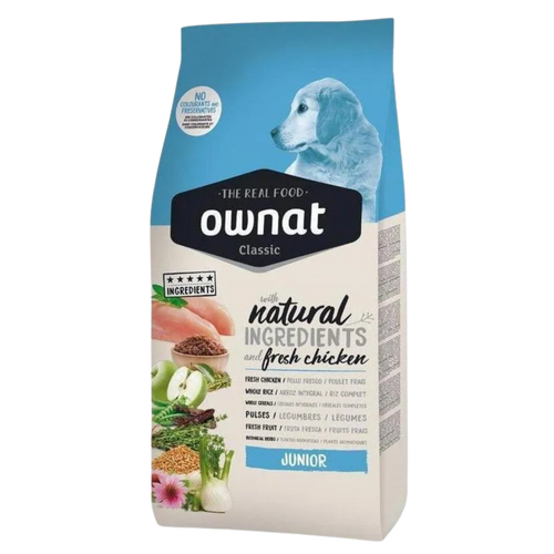 Ownat classique chiot poulet 12KG