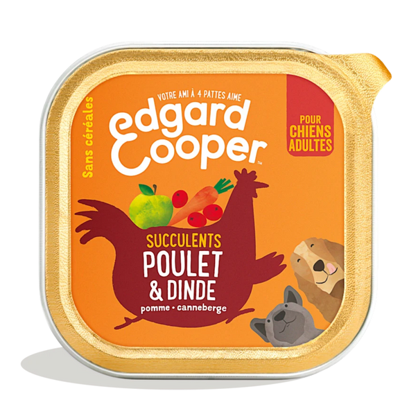 Edgard & Cooper barquette poulet dinde