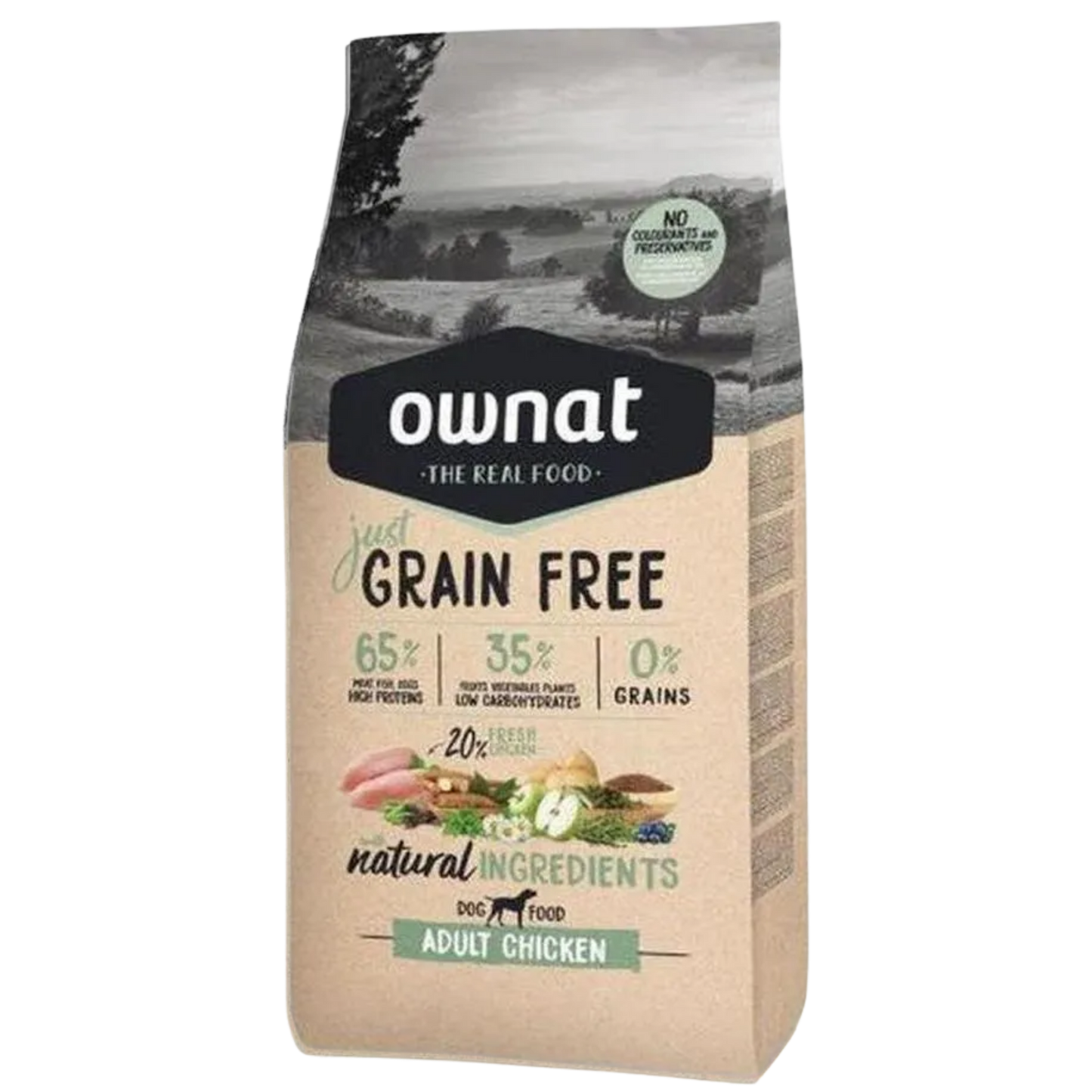 Ownat just grain free poulet 14KG