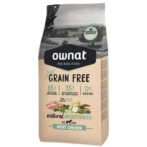 Ownat just grain free poulet 14KG