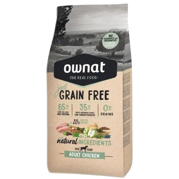 Ownat just grain free poulet 14KG
