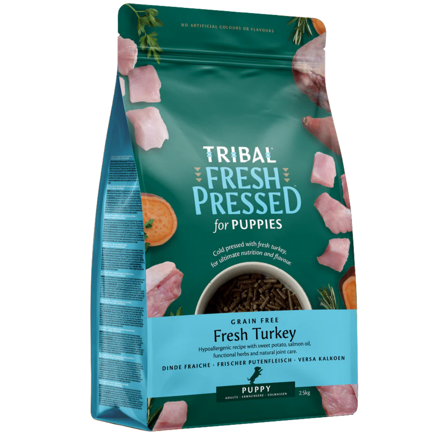 Tribal fresh pressed chiot dinde 5KG