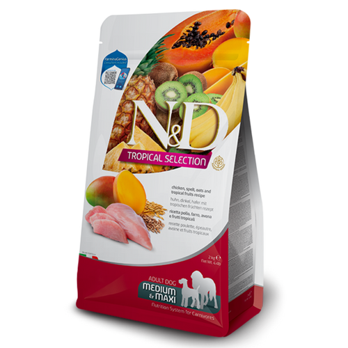 Farmina N&D Tropical poulet medium/maxi 10KG