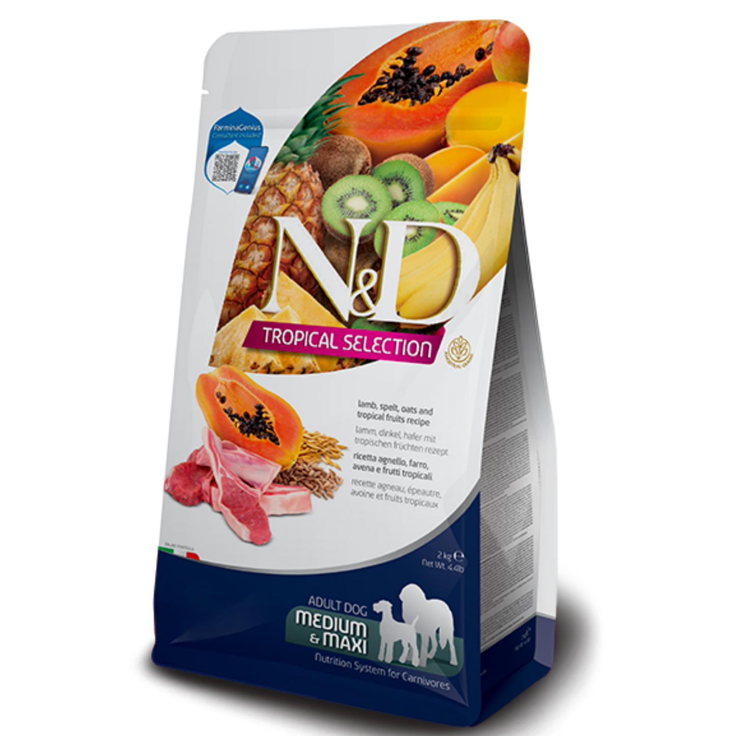 Farmina N&D Tropical Agneau medium/maxi 10KG