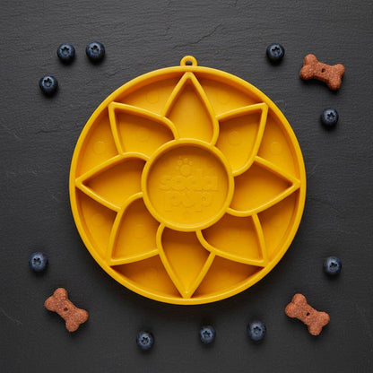 Sunflower Softie — gamelle tournesol jaune · SodaPup — Précommande Noël