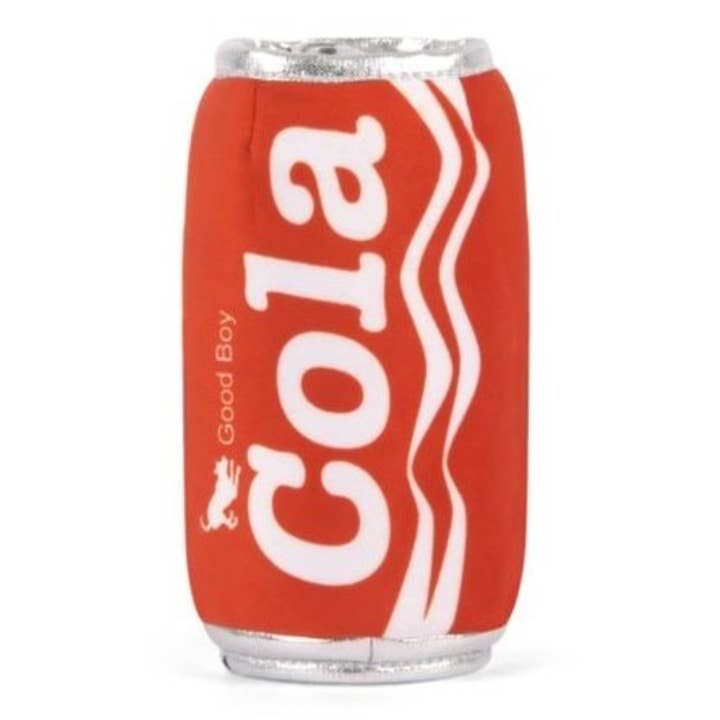 Good Boy Cola — canette en peluche — M · P.L.A.Y. — Précommande Noël