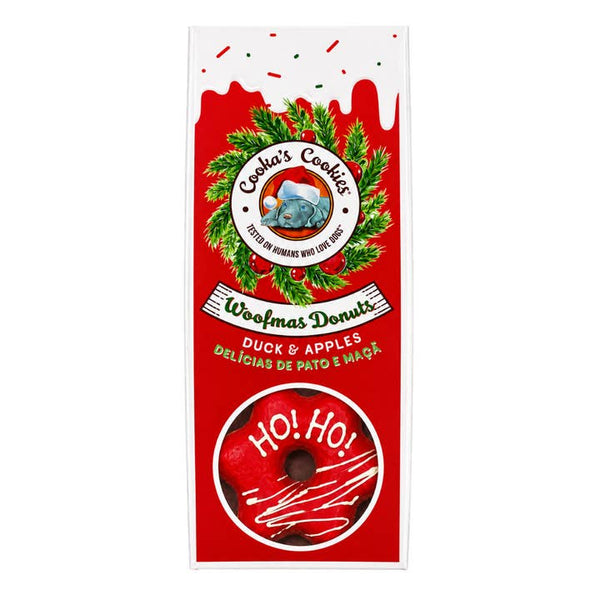 Donuts Woofmas — duo étoilé 70 g · Cooka's Cookies — Précommande Noël