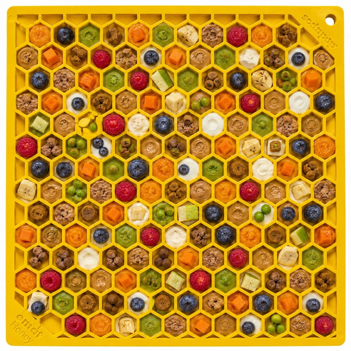 Honeycomb eMat — grand tapis à lécher · SodaPup — Précommande Noël