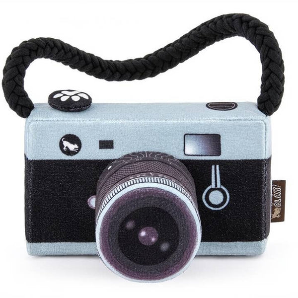 Globetrotter — appareil photo en peluche · P.L.A.Y. — Précommande Noël