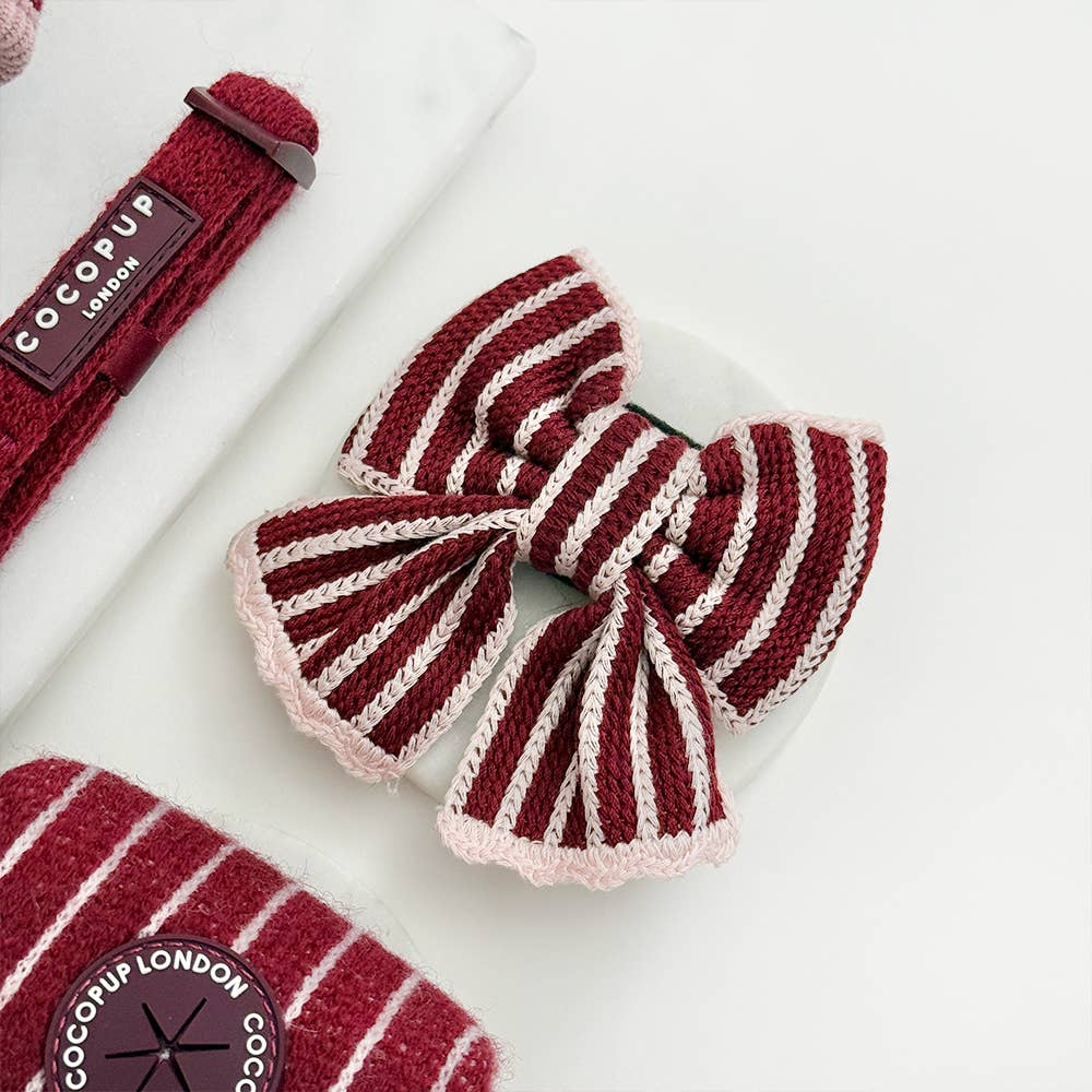 Nœud marin Cherry Bakewell · Cocopup London — Précommande Noël