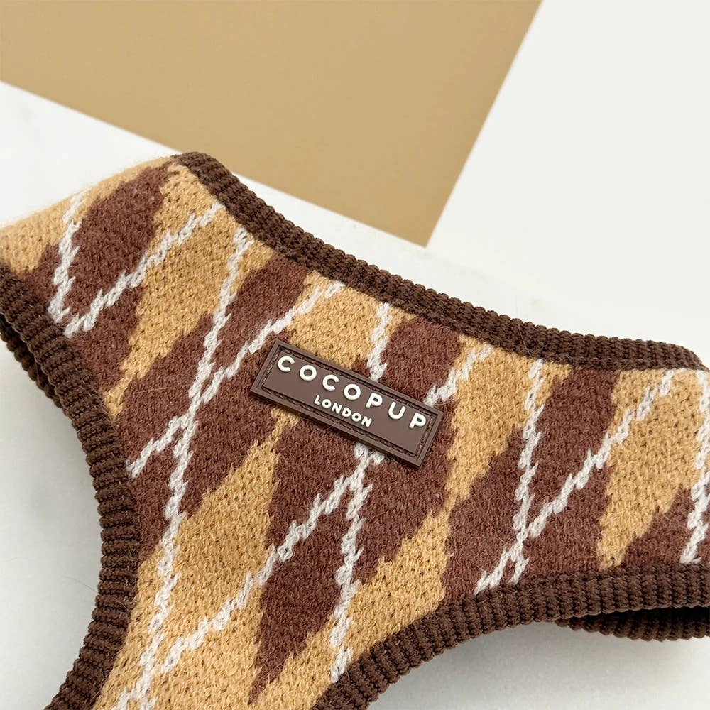 Harnais Cambridge Knit · Cocopup London — Précommande Noël