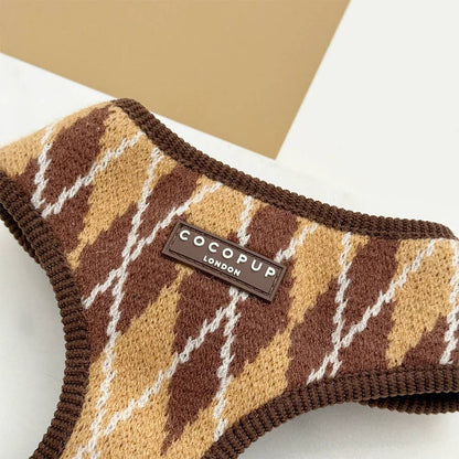 Harnais Cambridge Knit · Cocopup London — Précommande Noël