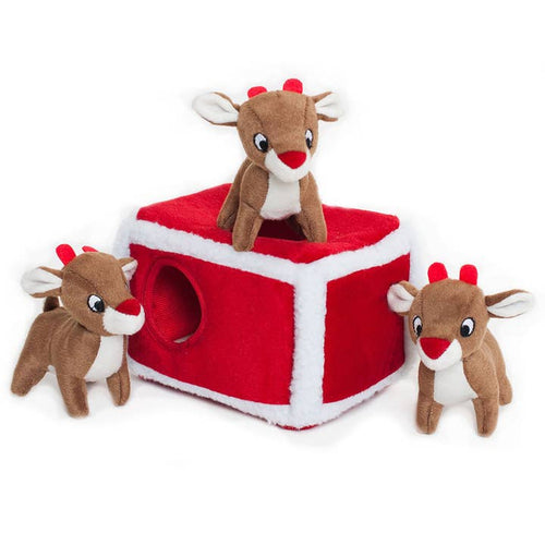 Holiday Zippy Burrow - Reindeer Pen · ZippyPaws — Précommande Noël