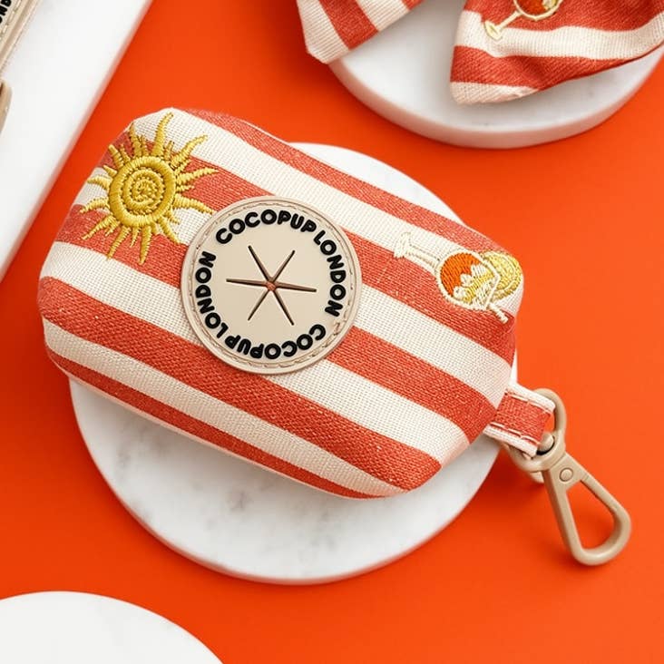 Porte-sacs Sunshine & Spritz · Cocopup London — Précommande Noël