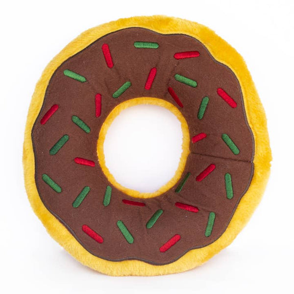 Jumbo Donutz - Gingerbread - Large Dog Toy · ZippyPaws — Précommande Noël