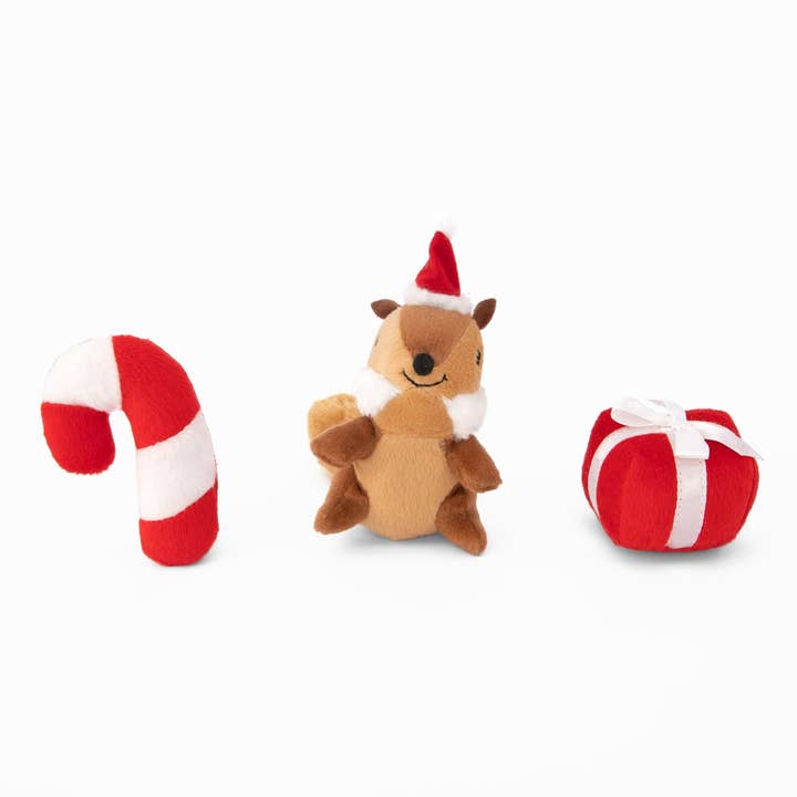 Holiday Miniz - Festive Friends (3-pack) · ZippyPaws — Précommande Noël