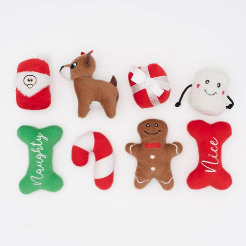 Holiday Miniz Multipack 8-Pack · ZippyPaws — Précommande Noël