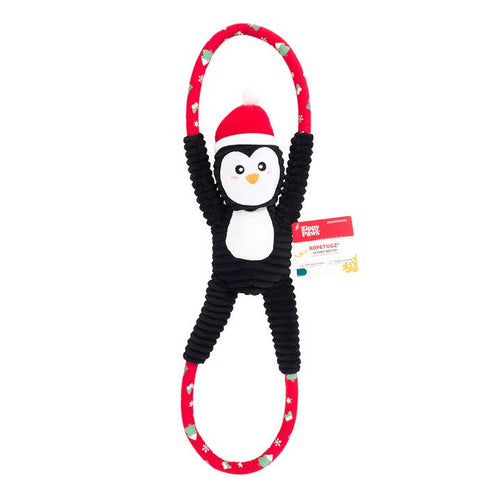 RopeTugz® des fêtes - Pingouin · ZippyPaws — Précommande Noël