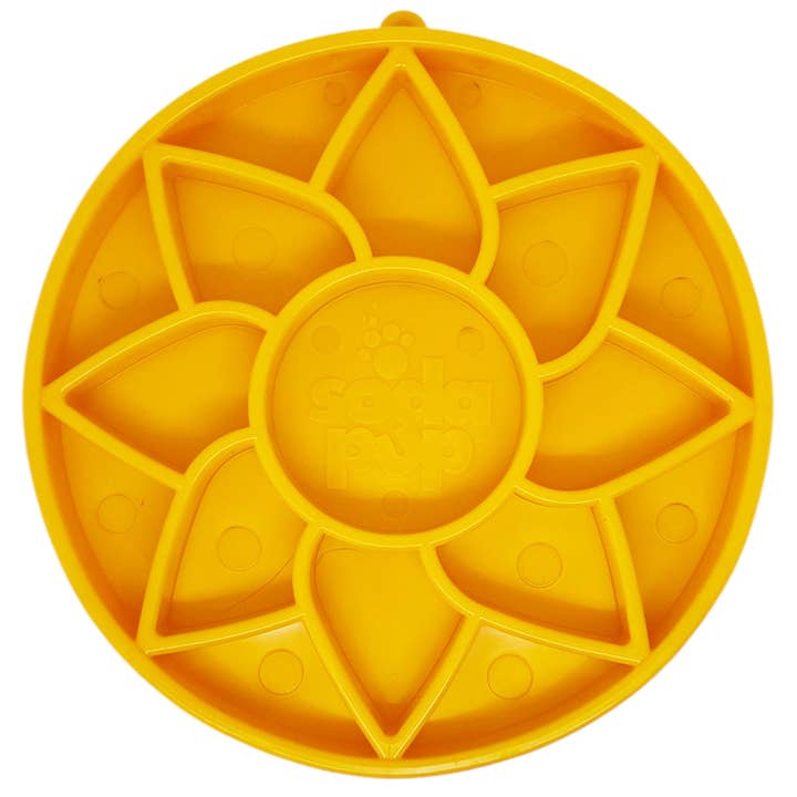 Sunflower Softie — gamelle tournesol jaune · SodaPup — Précommande Noël