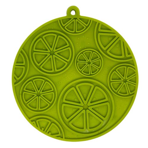 Citrus eMat — tapis à lécher vert citron · SodaPup — Précommande Noël