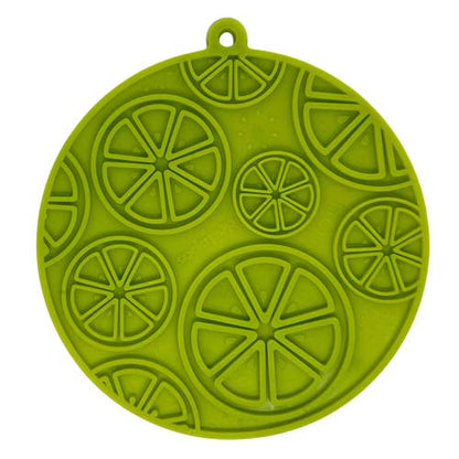 Citrus eMat — tapis à lécher vert citron · SodaPup — Précommande Noël