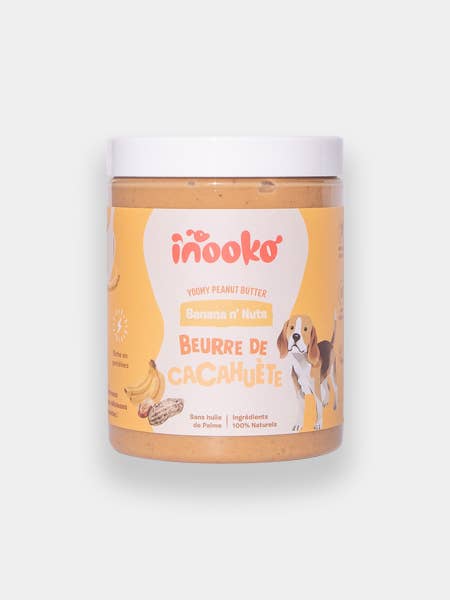 Beurre de cacahuète pour chien – Banane & Lin