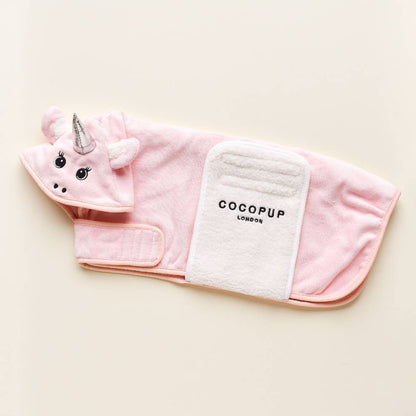 Peignoir licorne Pupicorn · Cocopup London — Précommande Noël