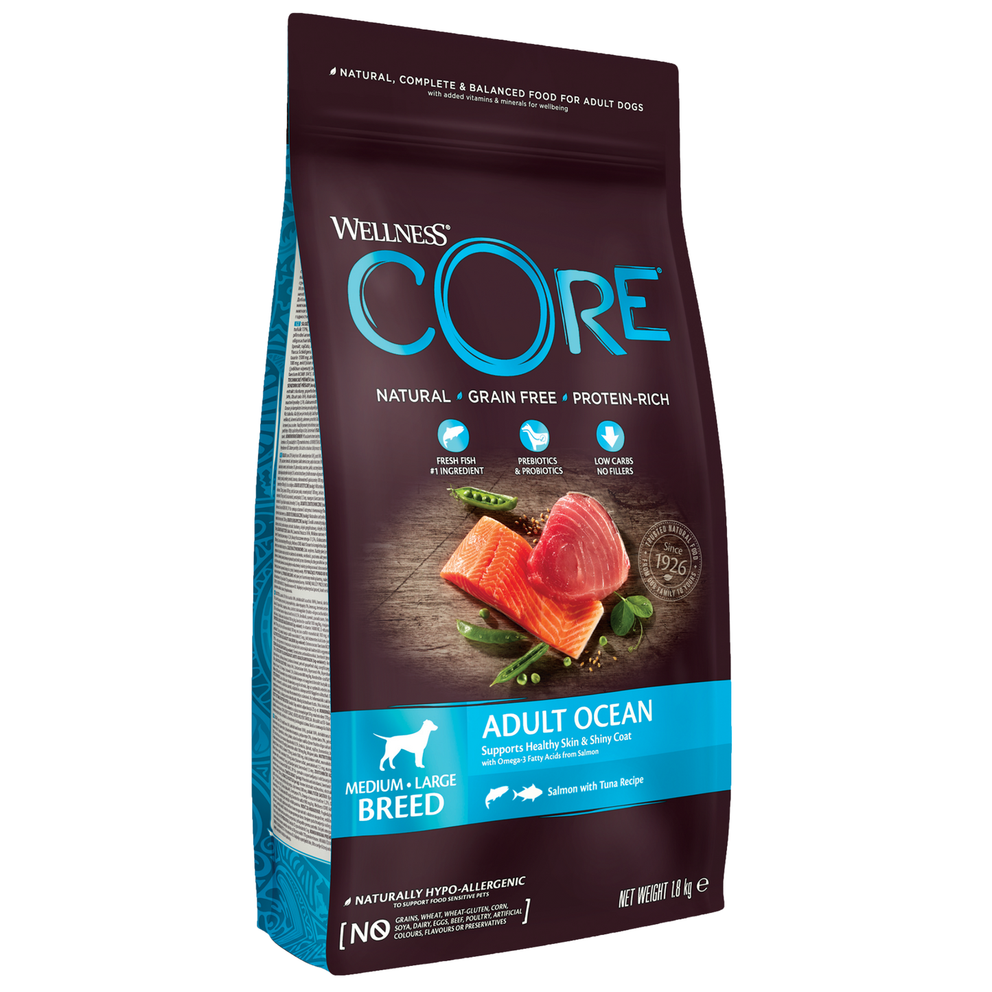 WellnessCore ocean thon saumon 10KG