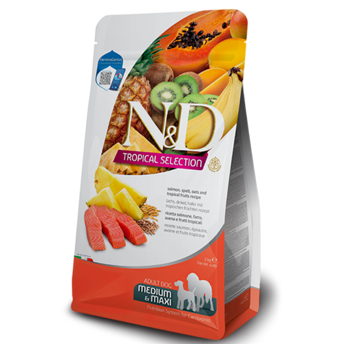 Farmina N&D Tropical saumon adulte medium/maxi 10KG