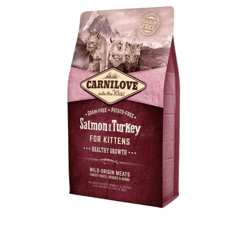 Carnilove saumon dinde chaton - 2KG