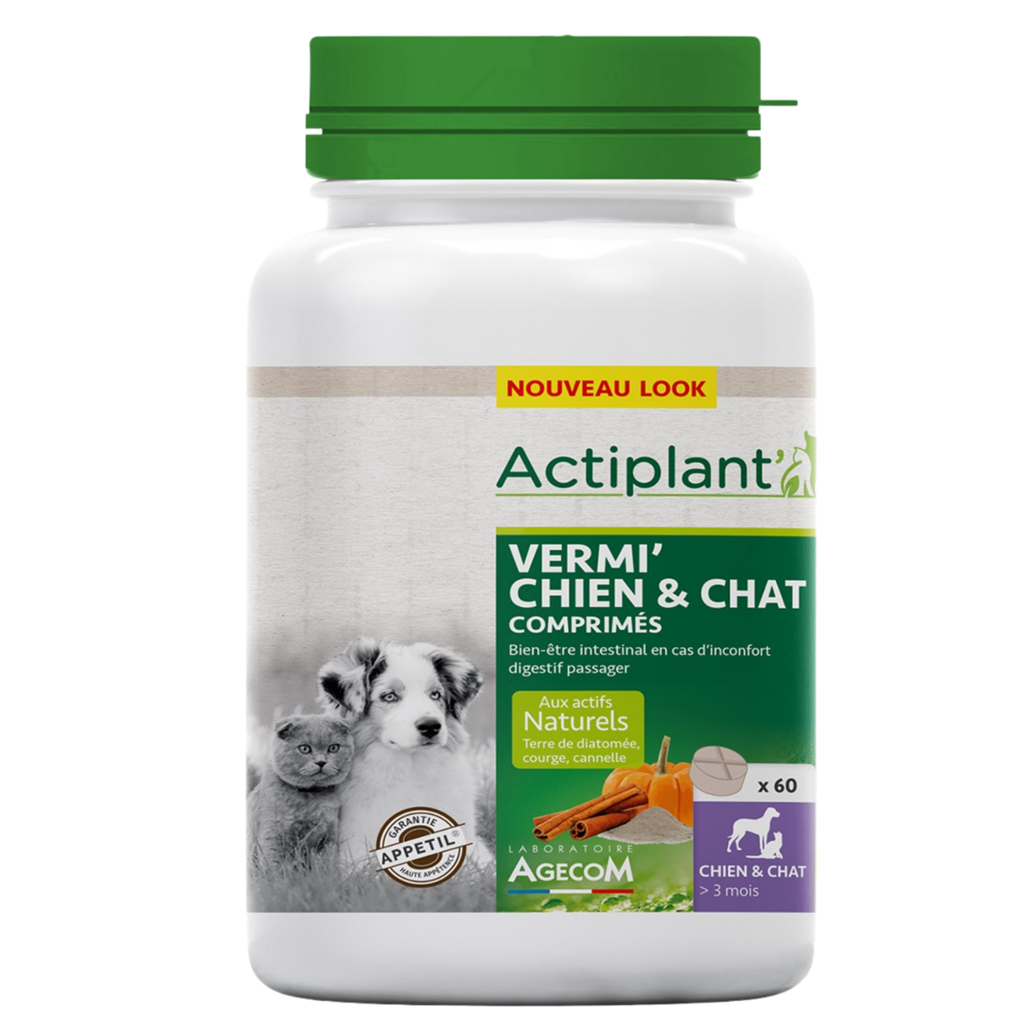 Vermifuge Actiplant - 60 comprimés