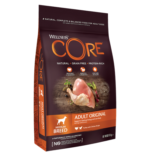 WellnessCore dinde poulet medium 10KG