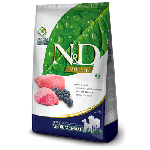 Farmina N&D Prime agneau myrtille medium/maxi 12KG