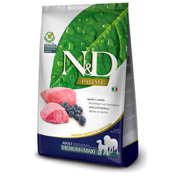 Farmina N&D Prime agneau myrtille medium/maxi 12KG