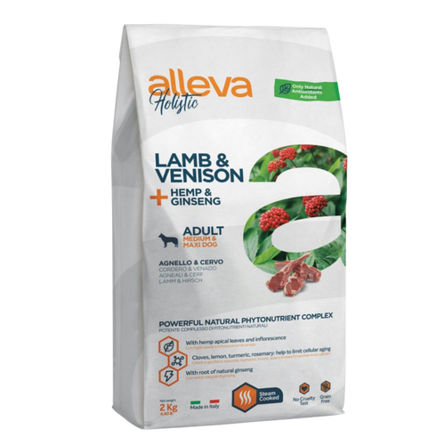 Alleva Holistic Cerf et agneau 12KG Medium/Maxi